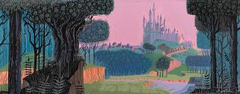 Concept painting from Sleeping Beauty by 
																	 Walt Disney Studios
