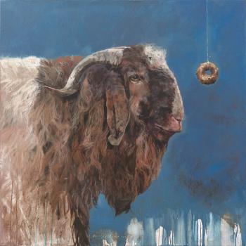 Goat in Blue by 
																	Suhaidi Razi