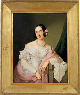 Erzherzogin Hermine Amelie Marie (1817-1842), Porträt by 
																	Anton Einsle