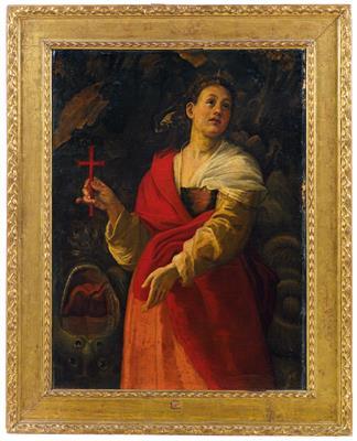 Saint Margaret of Antioch by 
																			Pietro Faccini