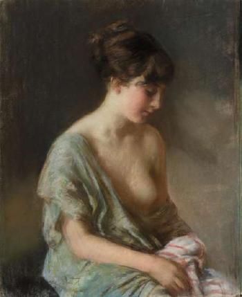 Seated Girl by 
																	Janet Agnes Cumbrae-Stewart