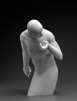 White figure by 
																			Martin Janecky