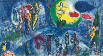 Le grand cirque by 
																	Marc Chagall