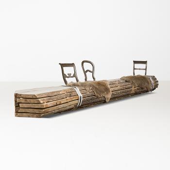 Treetrunk Bench, Banc by 
																			 Studio Makkink & Bey