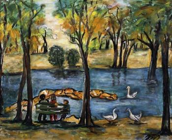 Duck Pond by 
																	Josephine Mahaffey
