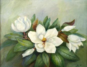 Magnolia Blossom by 
																	Nannie Zenobia Huddle