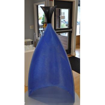 Blue Flask Sculpture by 
																			Daniel Clayman