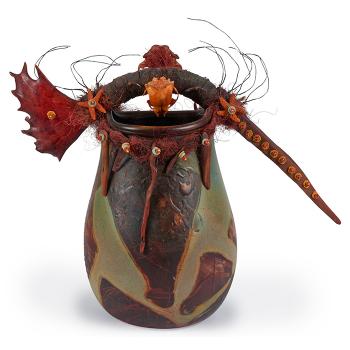 Mendocino Witch Pot by 
																			Laura Donefer