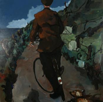 Michael Cullen en route to Bolus Head by 
																	Andrew Painter
