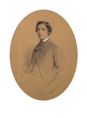 Portrait of a Young Man by 
																	Carl Rahl
