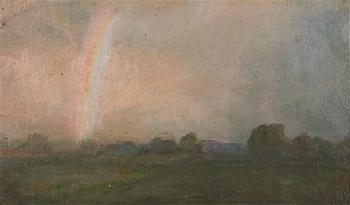 Landscape with a Rainbow by 
																	Frantisek Simon Tavik