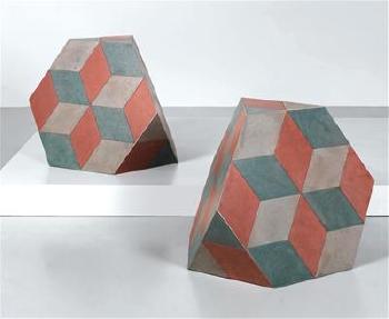 Two Bolognese Pop stools by 
																	Tino Valentinitsch