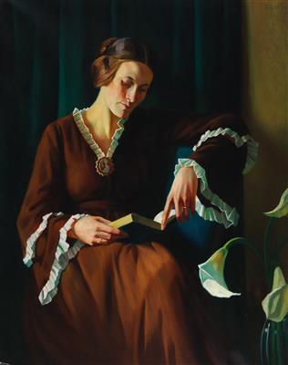 Portrait of Anne Kayssler by 
																			Adolf Erbsloh