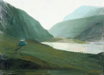 Landscape from the Faroe Islands by 
																			Joannis Kristiansen