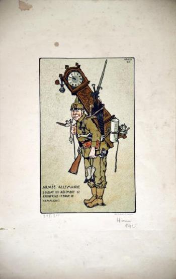 Armée Allemande Soldat du Régiment by 
																	Jean Jacques Hansi