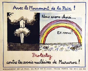 Protestez Contre les Essais Nucléaires de Mururoa by 
																	Jean Effel