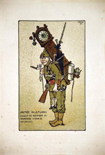 Armée Allemande Soldat du R du Kronprintz (Tenue de Campagne) by 
																	Jean Jacques Hansi