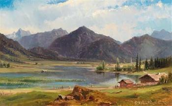 The Plansee in Tyrol by 
																			Ludwig Halauska