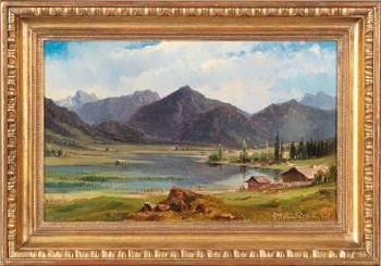 The Plansee in Tyrol by 
																			Ludwig Halauska
