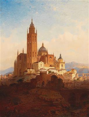 Cathedral in Segovia by 
																			Friedrich Eibner