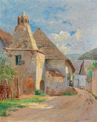 A Street in the Wachau by 
																			Otto Luhde