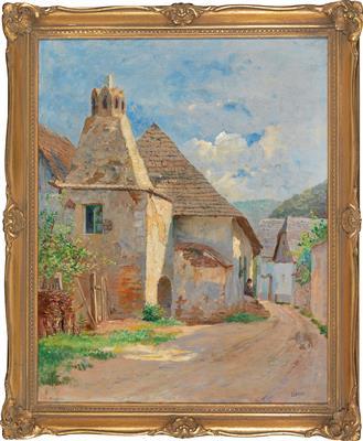 A Street in the Wachau by 
																			Otto Luhde