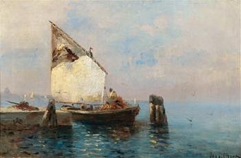 Maritime Painting by 
																			Leo von Littrow