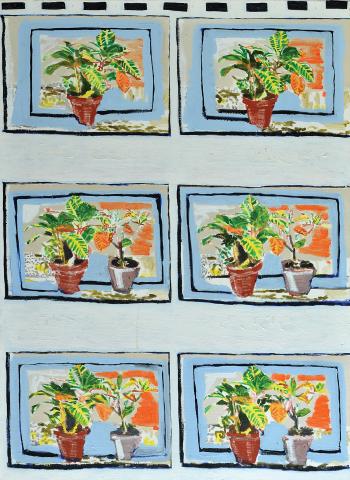 Plants in the Windows by 
																	David Reeb