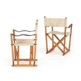 A pair of foldable children's armchairs by 
																			 Interna