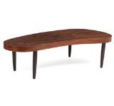 Organic shaped coffee table. Model PD 81. by 
																			Povl Dinesen