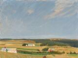 Landscape from Thy, Denmark by 
																			Knud Eel