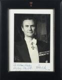 Signed portrait of HRH Price Henrik by 
																			Rigmor Mydtskov