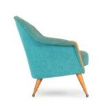 'Orion' Easy chair with legs of beech by 
																			 S M Wincrantz