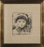 A Childrens Portrait by 
																			Edvard Anders Saltoft