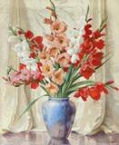 Still Life With Gladiolus In A Vase by 
																			Maximilian Maksolly