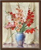 Still Life With Gladiolus In A Vase by 
																			Maximilian Maksolly
