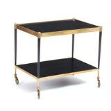 Art Deco two-tier serving cart by 
																			 Hansen and Terp