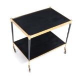 Art Deco two-tier serving cart by 
																			 Hansen and Terp