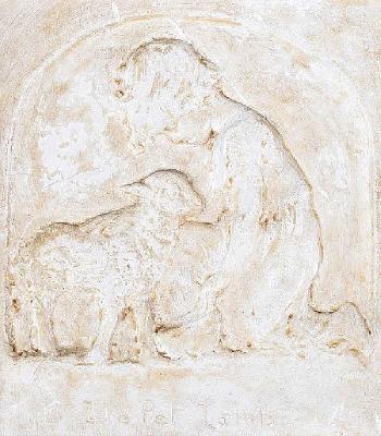 The pet lamb by 
																			Sophia Rosamund Praeger