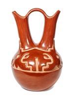 Redware Wedding Vase by 
																	Margaret Tafoya