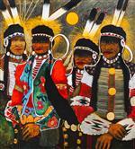 Intertribal Dancers by 
																	Kevin Red Star