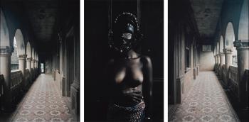 Untitled Ttriptych by 
																	Leonce Raphael Agbodjelou