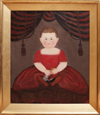 Child Wearing A Red Dress by 
																	 Prior-Hamblin School