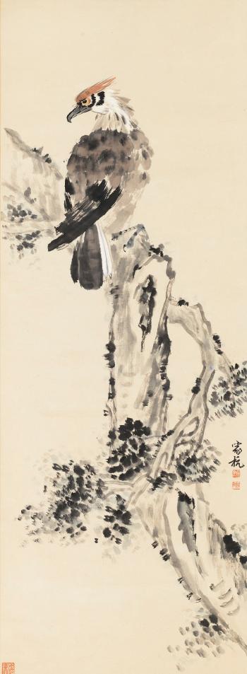 Eagle On Pine by 
																	 Wu Jiahang
