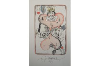 King of Hearts Playing Card by 
																			Yuri Nozdrin