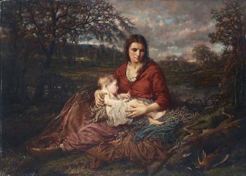 Mother and child by 
																	Henry Campotosto