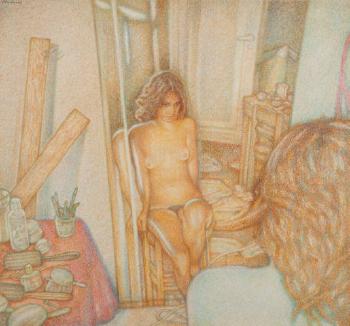Nude In Studio by 
																	Yiannis Psychopedis