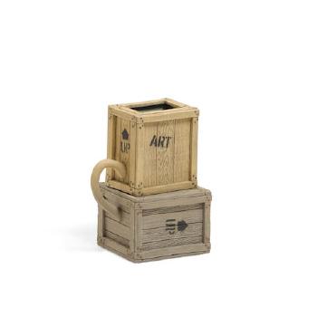 Stacked Art Crates Mug by 
																			Richard Notkin
