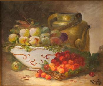 Nature morte aux fruits by 
																	Alfred Rouby