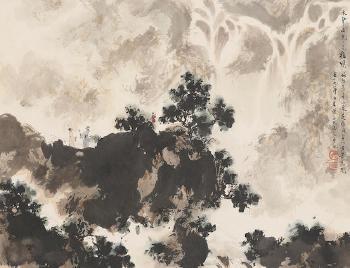 Abstract Landscape by 
																			 Fu Yiyao